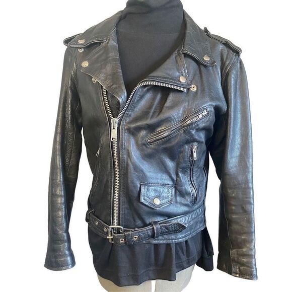 Maryland Leather motorcycle jacket Size 38 - Picture 1 of 16